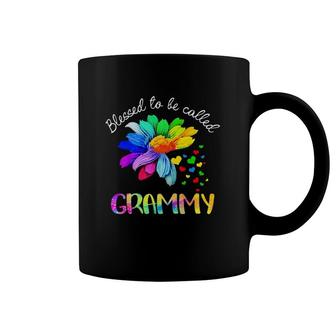 Blessed Grandma Colorful Flower Blessed To Be Called Grammy Mother's Day Gift Coffee Mug | Mazezy