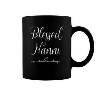 Blessed Nanni Grandmother Grandma Heart Coffee Mug