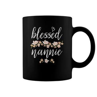 Blessed Nannie Cute Mothers Day Gifts Coffee Mug | Mazezy