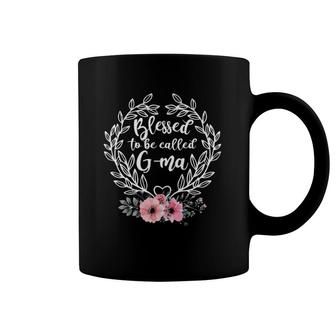 Blessed To Be Called G-Ma Flowers Mother's Day Gift Coffee Mug | Mazezy