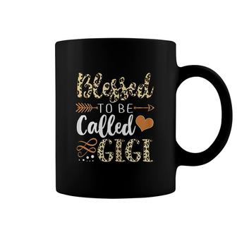 Blessed To Be Called Gigi Leopard Print Coffee Mug | Mazezy
