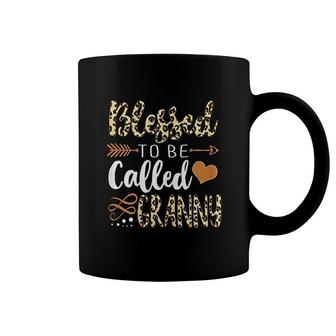 Blessed To Be Called Granny Leopard Print Coffee Mug - Thegiftio UK
