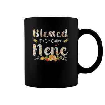 Blessed To Be Called Nene Floral Mom Grandma Mothers Day Coffee Mug | Mazezy