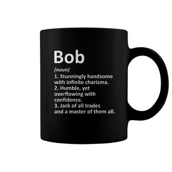 BOB Definition Personalized Name Funny Birthday Gift Idea Coffee Mug - Seseable