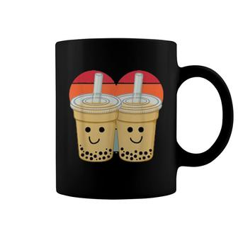 Boba Milk Tea Kawaii Bubble Tea Cartoon Boba Milk Tea Coffee Mug | Mazezy