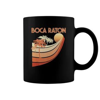 Boca Raton Retro Graphics 80S Style Fashion Apparel Tank Top Coffee Mug | Mazezy