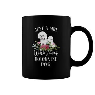 Bolognese Dog Lover- Just A Girl Who Loves Bolognese Coffee Mug | Mazezy