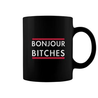 Bonjour Hello Coffee Mug | Mazezy