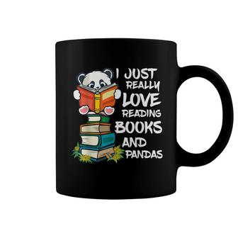 Book Lover Kids Panda Lover Book Reading Coffee Mug - Seseable