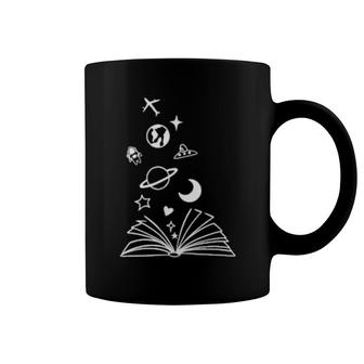 Book Science Space And Travel Christmas Reading Fan Coffee Mug | Mazezy
