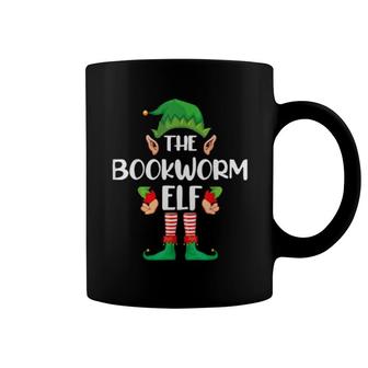 Bookworm Elf Matching Family Group Christmas Party Pajama Coffee Mug | Mazezy