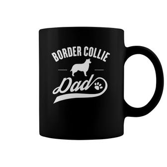 Border Collie Dad - Dog Owner Lover Coffee Mug | Mazezy