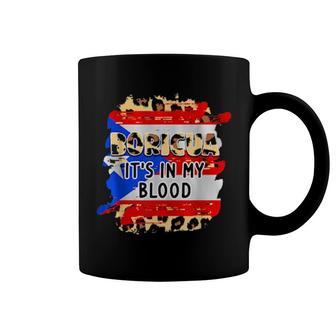Boricua It's In My Blood Boricua Coffee Mug | Mazezy