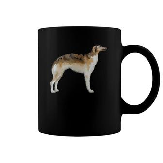 Borzoi Dog Tee Tees Coffee Mug | Mazezy