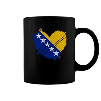 Bosnia And Herzegovina Flag I Love Bosnian Dna Gift Bosnians Coffee Mug | Mazezy