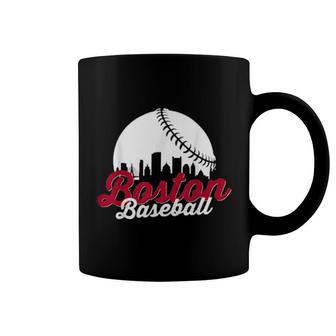 Boston Baseball Ball City Massachusetts Retro Vintage Coffee Mug | Mazezy