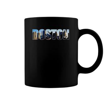 Boston Skyline - City At Daytime Massachusetts Souvenir Coffee Mug | Mazezy