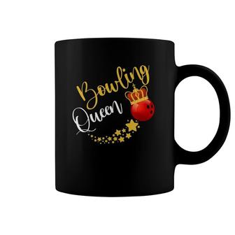 Bowling Alley Bowl Pins Bowler Queen Women Gift Bowling Coffee Mug | Mazezy
