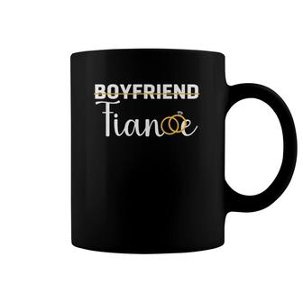 Boyfriend To Fiance Engagement Coffee Mug | Mazezy