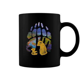 Brother Bear Kenai Koda Paw Silhouette Coffee Mug | Mazezy