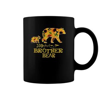 Brother Bear Sunflower Funny Father Coffee Mug | Mazezy