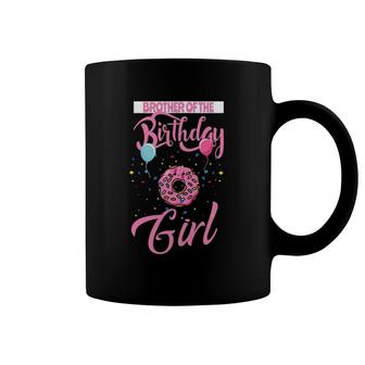 Brother Of The Birthday Girl Donut Matching Family Coffee Mug