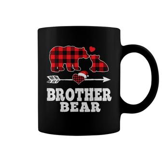 Brother Plaid Bear Christmas Matching Family Pajama Coffee Mug | Mazezy
