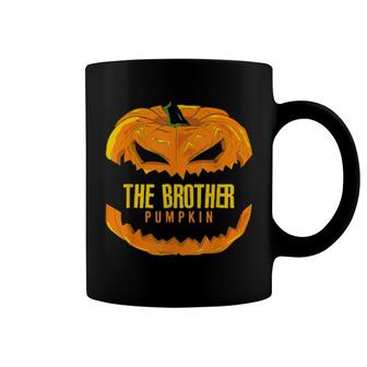 Brother Pumpkin Matching Family Group Halloween Party Boys Coffee Mug | Mazezy