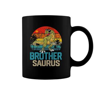 Brothersaurus Matching Family Dinosaur T Rex Brother Saurus Coffee Mug | Mazezy