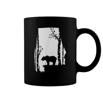 Brown Grizzly Bear Hunting Alabama Map Hunter Coffee Mug | Mazezy
