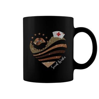 Brown Heart Social Worker Coffee Mug | Mazezy