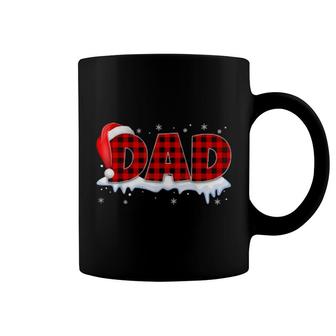 Buffalo Plaid Family Matching Dad Christmas Pajama Coffee Mug | Mazezy