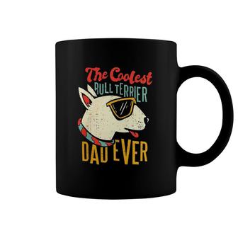 Bull Terrier Dog Lover Coolest Dad Coffee Mug | Mazezy