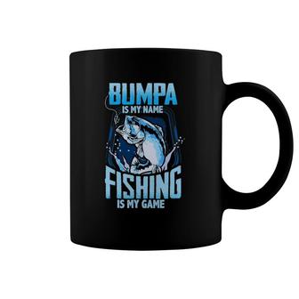 Bumpa Is My Name Fishing Is My Game Father's Day Gifts Coffee Mug | Mazezy
