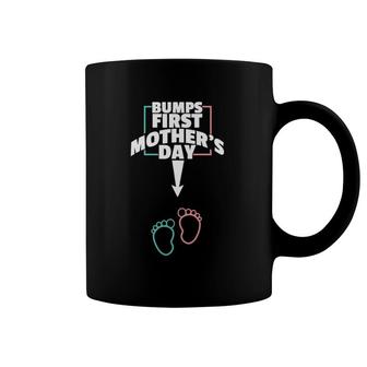 Bumps First Mother's Day Pregnant Mom Expecting Baby Coffee Mug | Mazezy