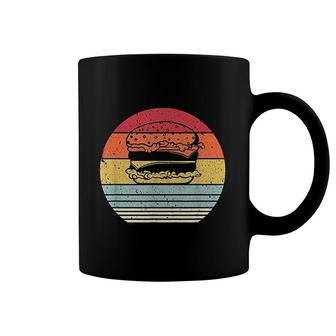 Burger Retro Style Cheeseburger Coffee Mug | Mazezy
