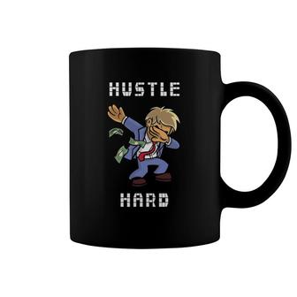 Business Owner Hustle Hard Dabbing Man Coffee Mug | Mazezy