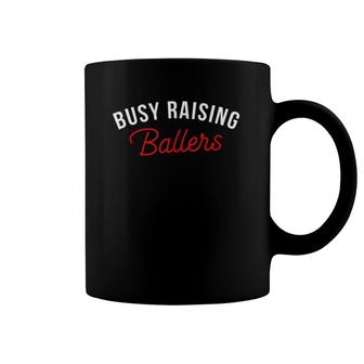 Busy Raising Ballers Basketball Mom Mothers Day Gifts Funny Tank Top Coffee Mug | Mazezy