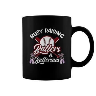 Busy Raising Ballers Dance Mom Coffee Mug | Mazezy