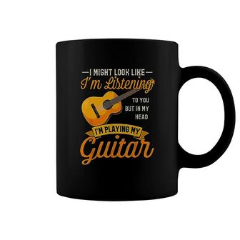 But In My Head Playing Guitar Coffee Mug | Mazezy