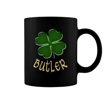 Butler Irish Surname For St Patrick's Day Coffee Mug | Mazezy