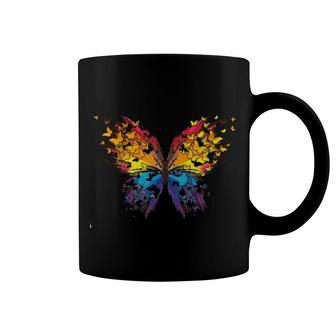 Butterfly Skull Coffee Mug | Mazezy