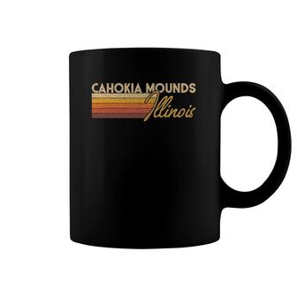 Cahokia Mounds Illinois Vintage Retro Coffee Mug | Mazezy