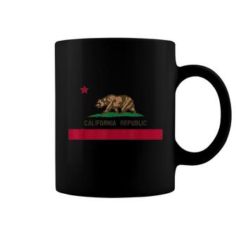 California Republic State Flag Coffee Mug | Mazezy