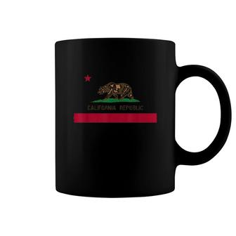 California Republic State Flag Coffee Mug | Mazezy