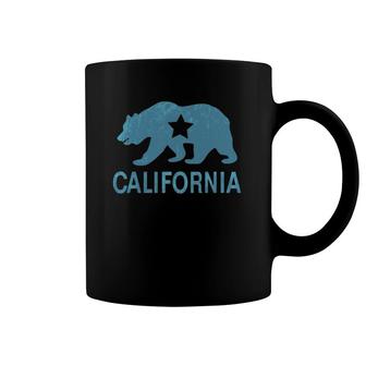 California Souvenir Distressed Bear Gift Coffee Mug | Mazezy