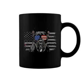 Cane Corso Dog July 4Th Retro Usa American Flag Coffee Mug | Mazezy