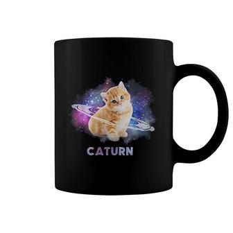Cat In Space Caturn Coffee Mug | Mazezy