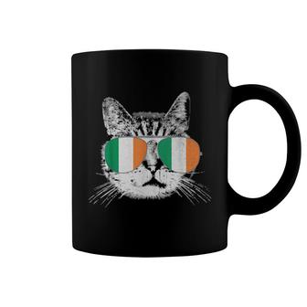 Cat Ireland Irish Flag Country Coffee Mug | Mazezy
