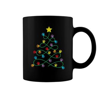 Cat Pajamas Christmas Cat Tree Coffee Mug | Mazezy